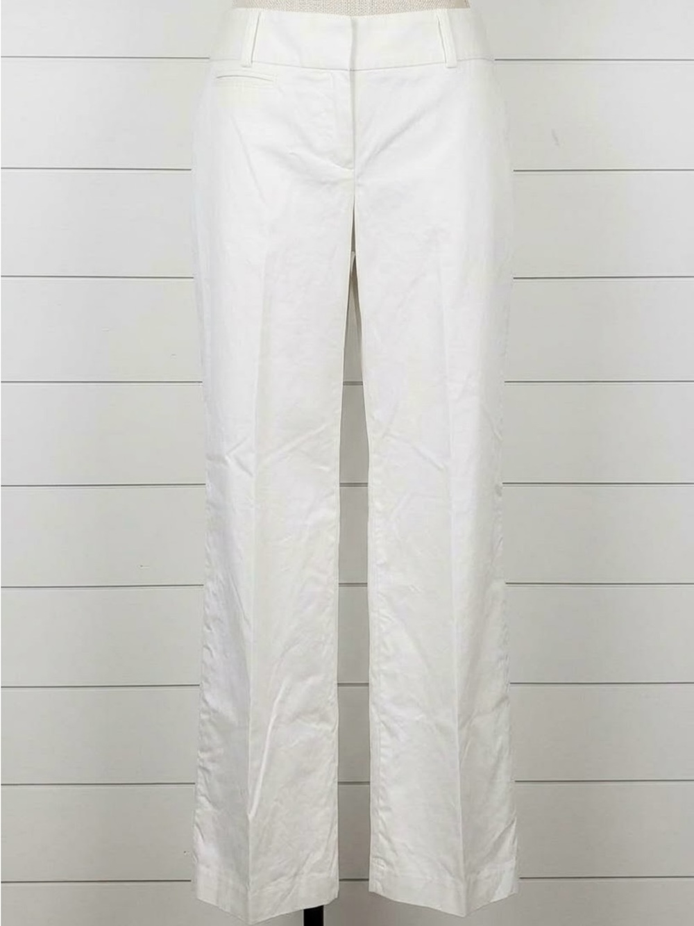 Talbots White Wide-Leg Women's Pants